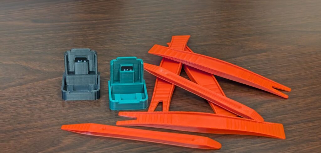 Photo of the contents of a repair kit purchasable on this website.